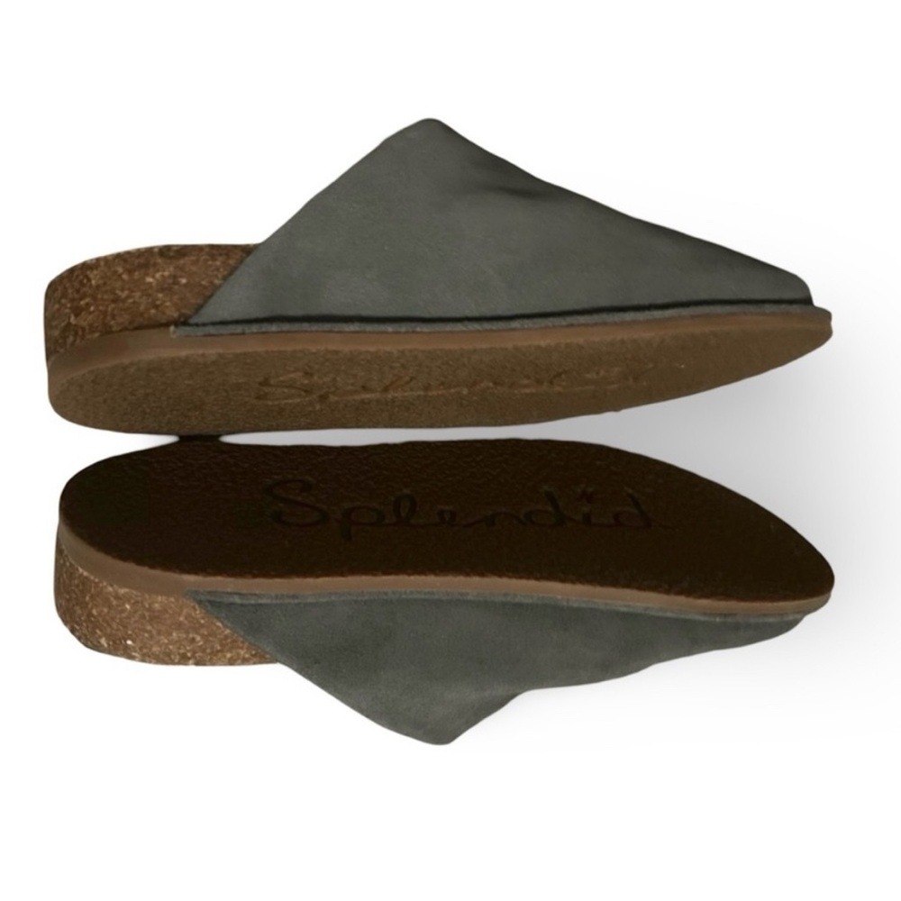Splendid Casey Mules Womens Size 7 Olive Brown - Picture 4 of 6